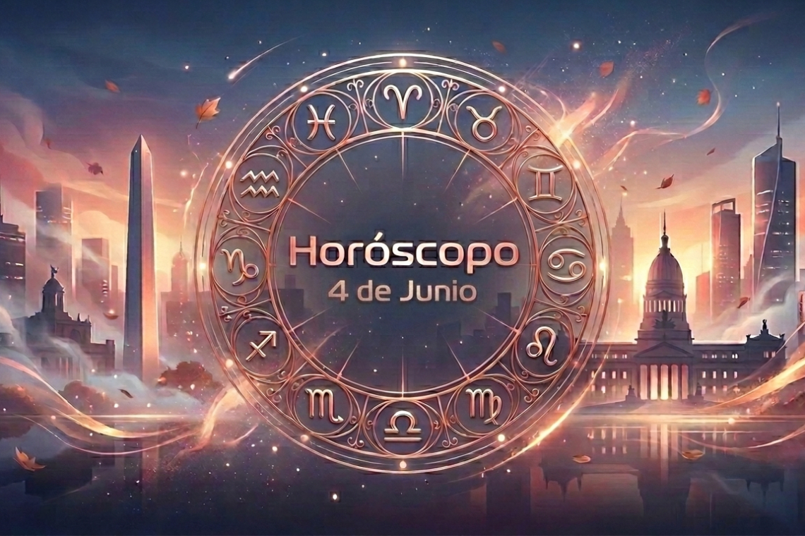 Horóscopo para hoy,  jueves 4 de junio 2026: las predicciones para los 12 signos zodiacales avellaneda